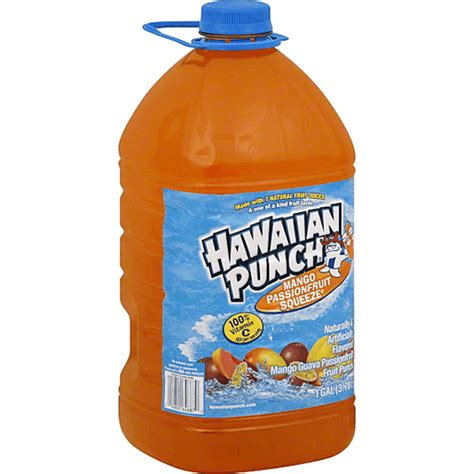 Hawaiian Punch Mango Passionfruit Squeeze Fruit Drink 1 Gal Jug