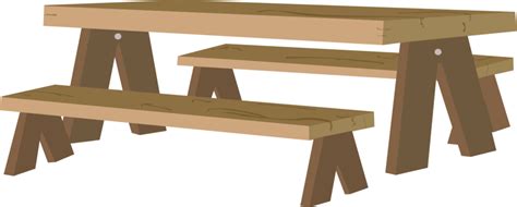 Transparent Background Picnic Table Clipart Clip Art Library