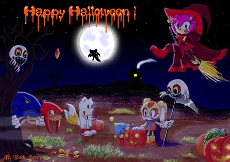 Happy Halloween By Sonic And C By Blackby On Deviantart
