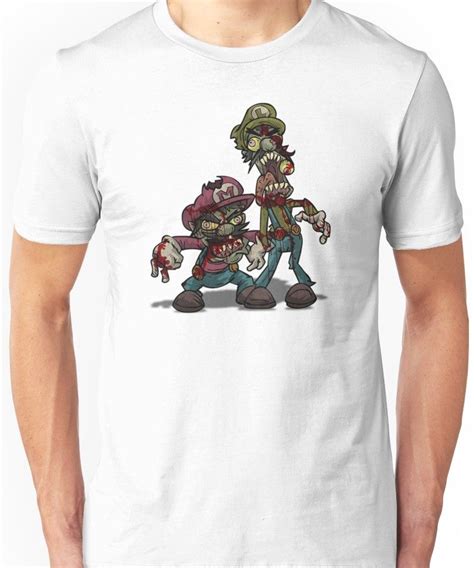Zombie Mario Luigi Unisex T Shirt Zilem