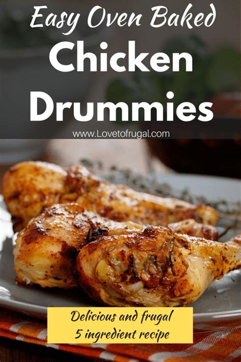Oven baked chicken legs are a simple dinner the whole family will love. Easy Oven Baked Chicken Drummies Recipe - Love To Frugal ...