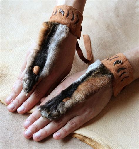 Pair Of Red Fox Paw Legskin And Deerskin By Thegreenwolf On Etsy 45