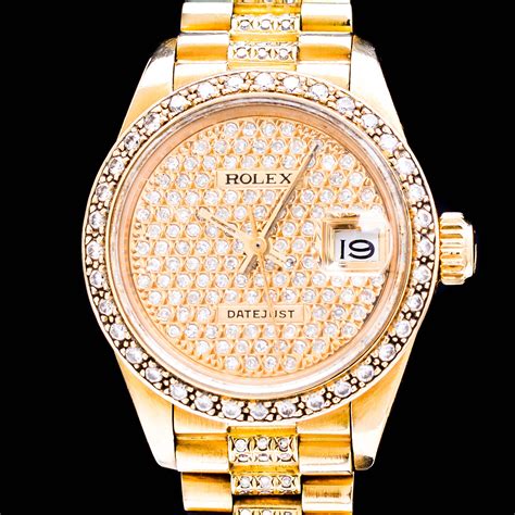 Trova l'orologio dei tuoi sogni a prezzi imbattibili. Rolex Lady-Datejust 6917 18K Gold After Market Diamonds ...