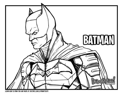 Learn how to draw batman pictures using these outlines or print just for coloring. How to Draw BATMAN (The Batman 2022) Drawing Tutorial ...