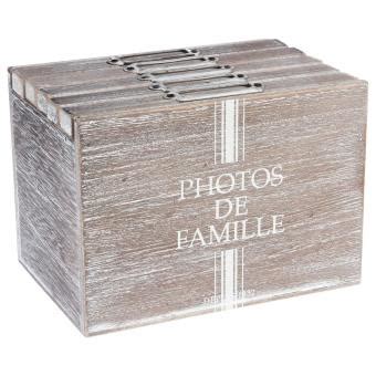 For 8 years of working as a wedding photographer, i realized that poor album layout can completely kill a great shooting. Album photos boite de rangement - BOIS Patiné BLANC, Album ...