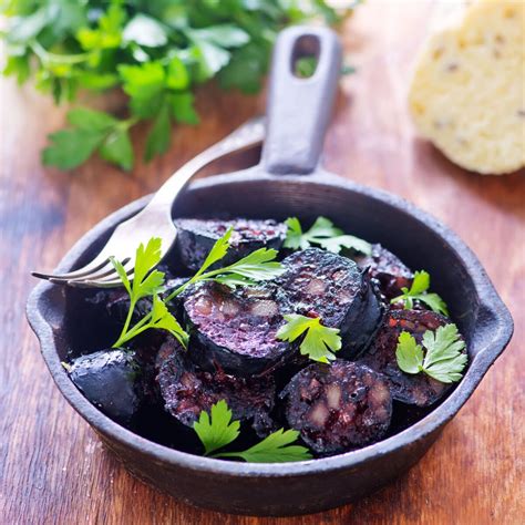 Traditional Black Pudding Made From Finest Quality Ingredients For