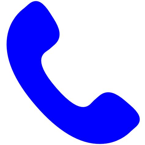 Handphone Icon Blue Phone Icon Png Transparent For Fr