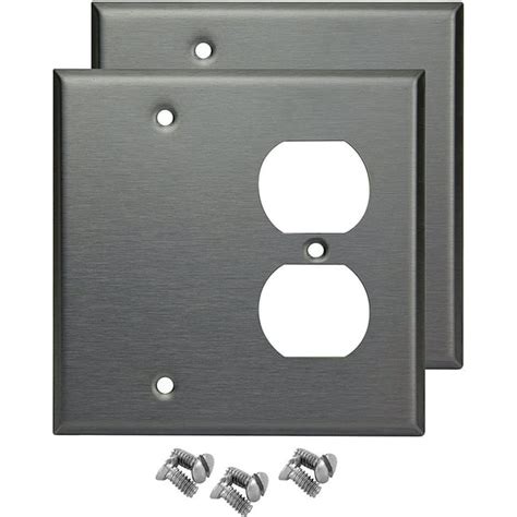 Pack Of 2 Wall Plate Outlet Switch Covers By Sleeklighting Decorative