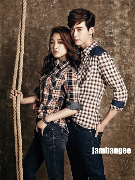Lee Jong Suk And Park Shin Hye For Jambangee 2013 Fallwinter