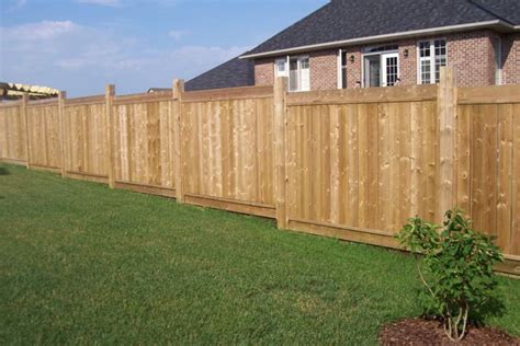 Wood Privacy Fence Services Post Time Services