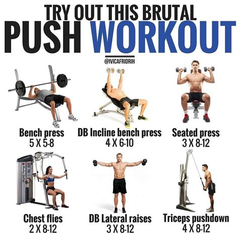 Push Workout Part Three Of Workout Examples Today I Got A Push Day