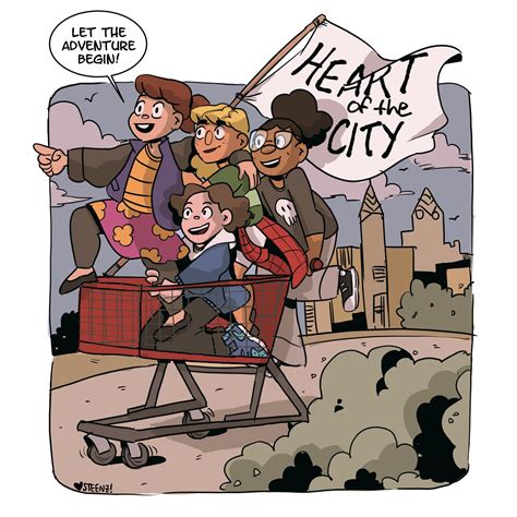 Steenz Is The New Artist For The Comic Strip ‘heart Of The City Set