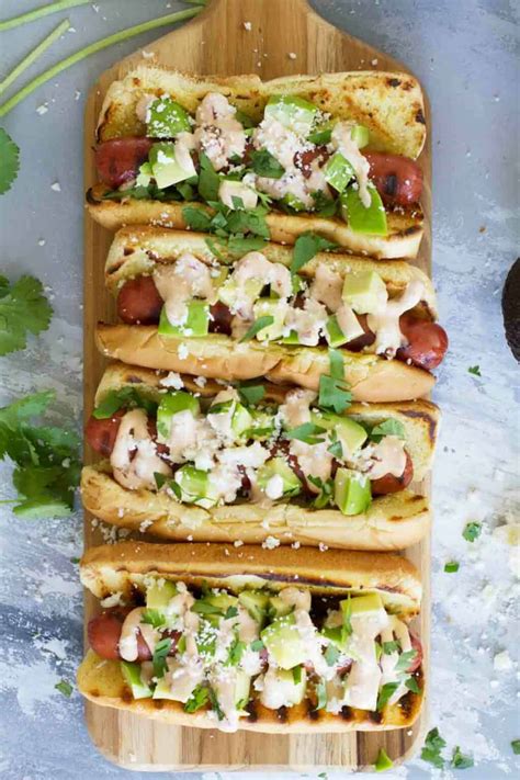 Easy Summer Dinner Mexican Hot Dog Recipe Taste And Tell