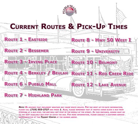 Bus Schedules Pueblo Co Official Website