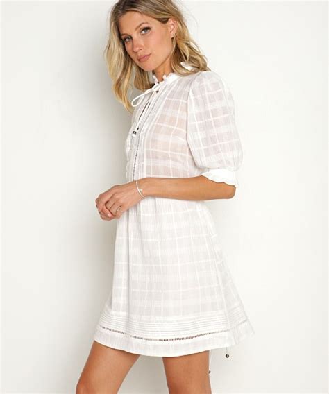 Kivari Serena Babydoll Mini Dress White 43921720t G Free Shipping At