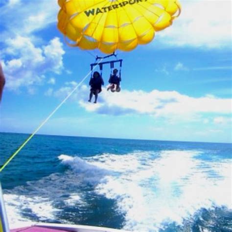 Parasailing Overlooking The Entire Island Of Aruba One Happy Island