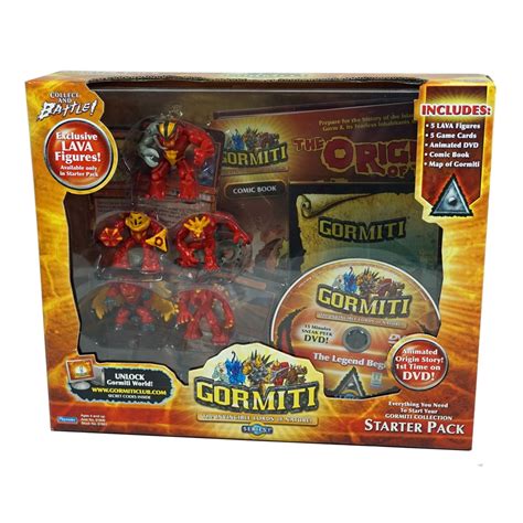 Gormiti The Invincible Lords Of Nature Starter Pack Series 1 Includes