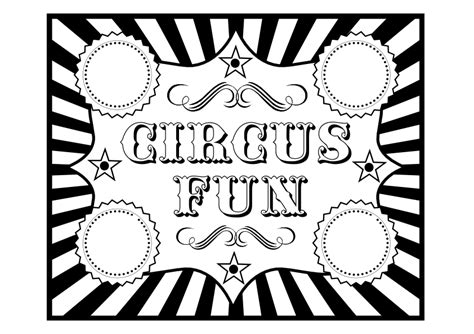 Download These Free Circus Printables For A Fun Party Catch My Party