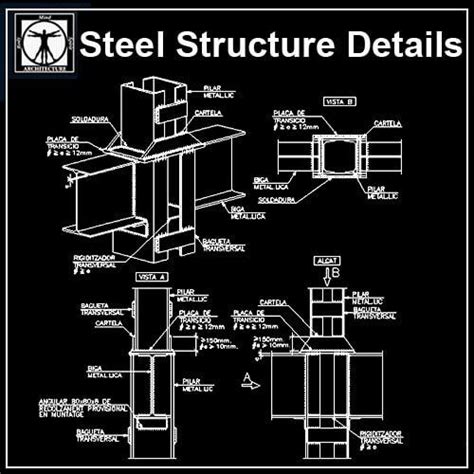 Pin On Cad Blocks Of Steel Structuresteel Detailstructural Steel