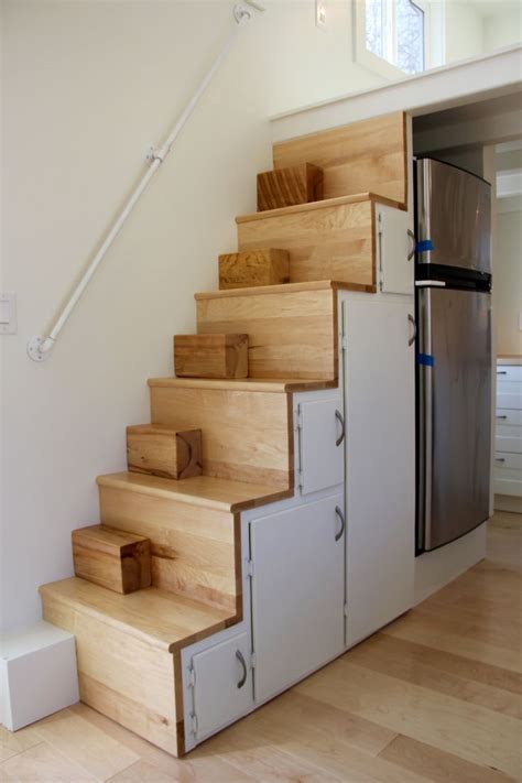 Stairs With Storage House Reconstruction