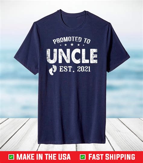 Upcoming father's day dates the origin of father's day Promoted to Uncle 2021 Father's Day Est.2021 T-Shirt ...
