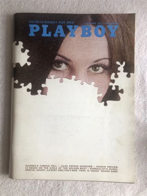 Vintage Playboy Magazines September With Centerfold Picclick