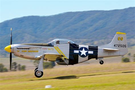P Mustang The Flying Undertaker Taking Off For Display Warbirds Online