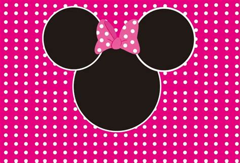 Minnie Mouse Polka Dot Background
