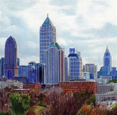 Atlanta Skyline Drawing At Explore Collection Of