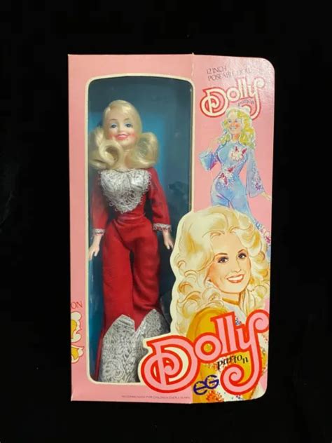Vintage Dolly Parton 12 Inch Poseable Doll In Box Eg Goldberger Dolls