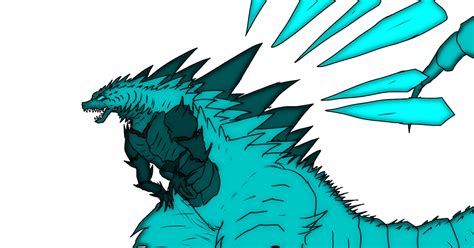 オリジナル 絶対零度ブリザードチルノ・ゴジラ Godzillakanatoのイラスト Pixiv