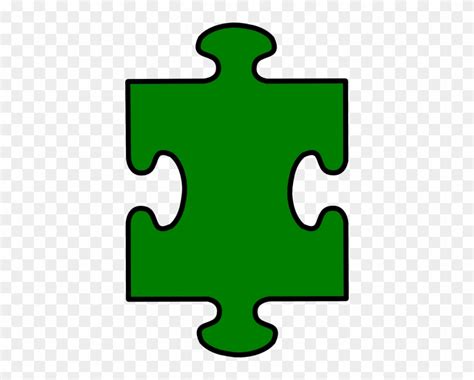 Puzzle Piece Green Clip Art At Clker Green Puzzle Piece Clip Art