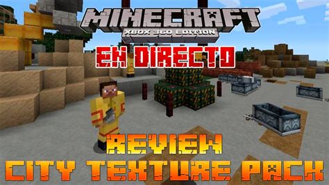 Minecraft Xbox 360 Review City Texture Pack Youtube