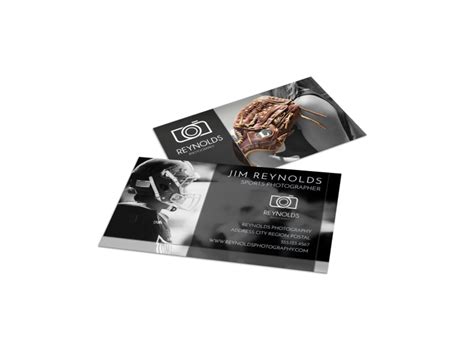 Nice business card template will be great choice for presentations on all kinds of ball games, team sports, physical activities, fans, etc. Action Sports Photography Business Card Template