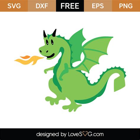Free Dragon SVG Cut File - Lovesvg.com
