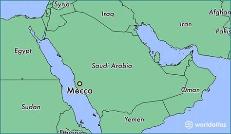 Map Of Makkah Mecca City Map Saudi Arabia