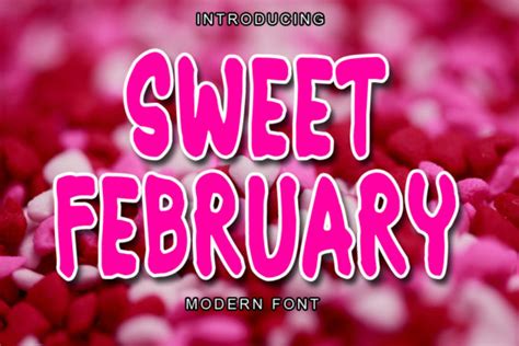 Sweet February Font By Abbasalam · Creative Fabrica