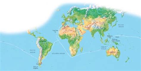 The Route Of The Circumnavigation 15191522 Ferdinand Magellan