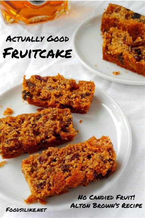 I have several eggnog recipes, but this is the only one i drink anymore. Alton Brown's Fruitcake - Foods I Like | Recipe | Fruit ...