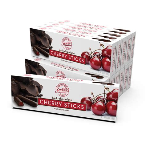 Buy Sweets Dark Chocolate Cherry Sticks Single Pack Or Pack Of 12