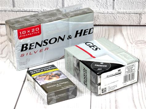 Benson & Hedges Silver Kingsize - 10 Packs of 20 Cigarettes (200)