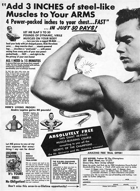 classic bodybuilding ads