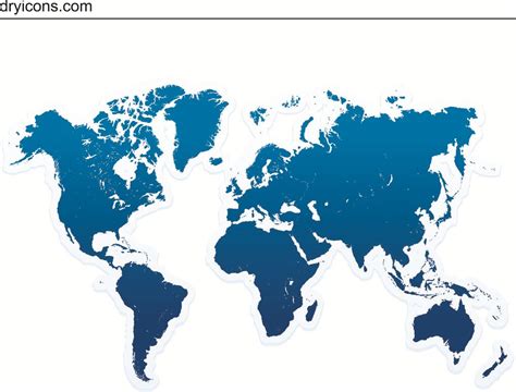 世界地图矢量素材 素材公社