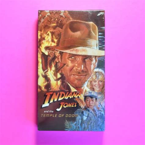 INDIANA JONES AND The Temple Of Doom VHS 1989 Paramount Release Factory