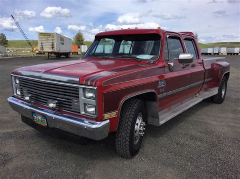 1986 Chevrolet C30 Crew Cab Dually 5spd Manual 454 For Sale