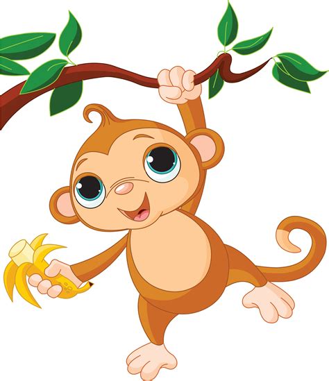 Baby Monkeys Clip Art Monkey Png Download 20722400 Free