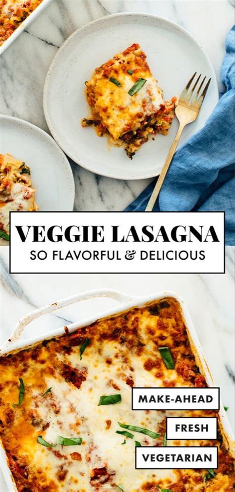 Best Vegetable Lasagna Recipe Vegetable Lasagna