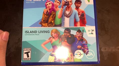 The Sims 4 Bundle Island Living Expansion Pack Ps4 Unboxing Youtube