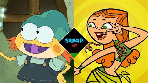 Ivy And Izzy Voice Swap Amphibia Total Drama Youtube