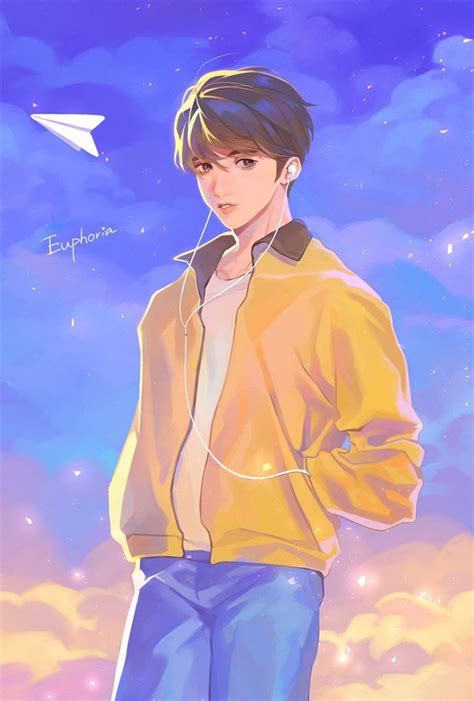 Jungkook Fanart Euphoria Jungkook Fanart Fan Art Bts Drawings Sexiz Pix